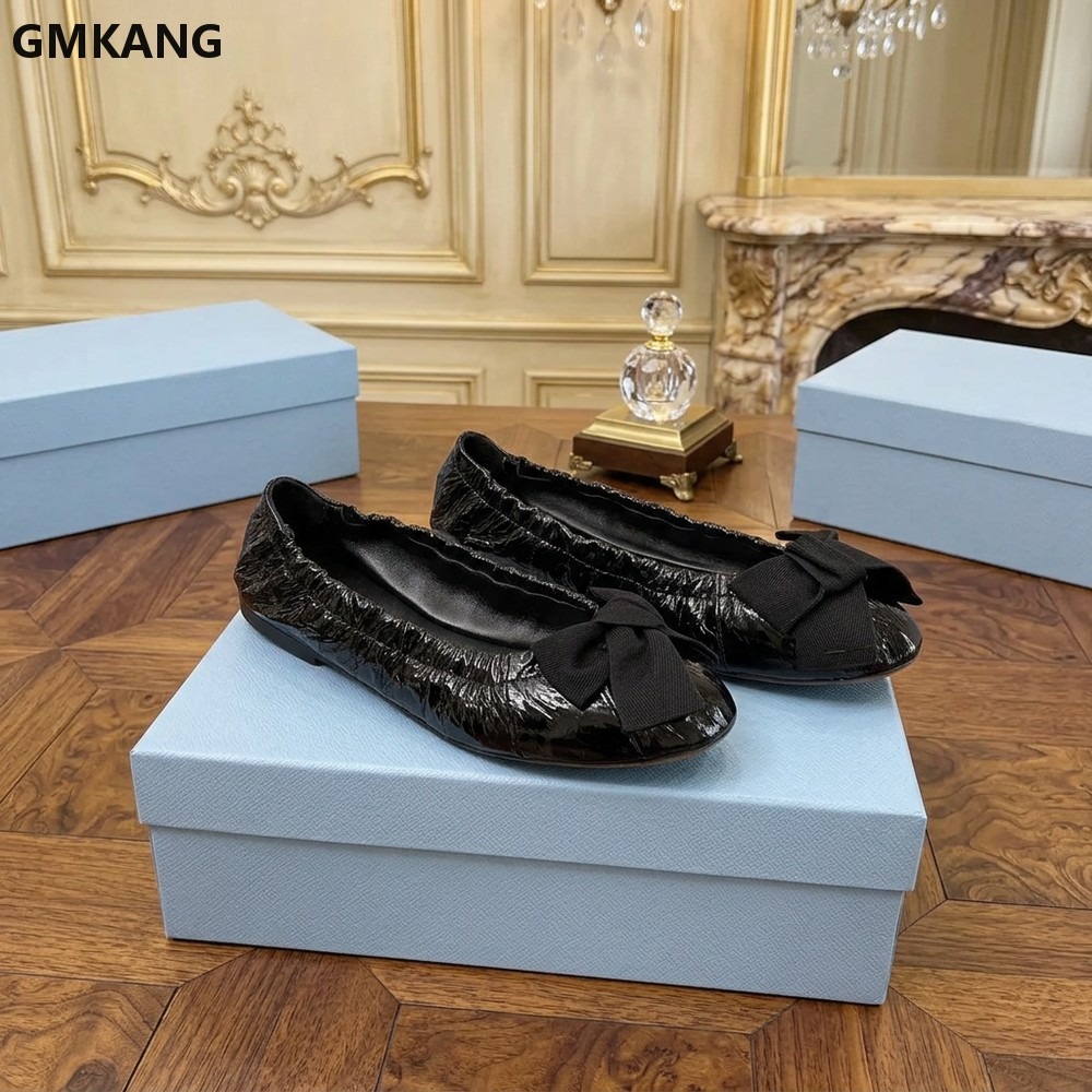 Leather Work Flats Women - Sapatilhas Femininas de Couro Macio com