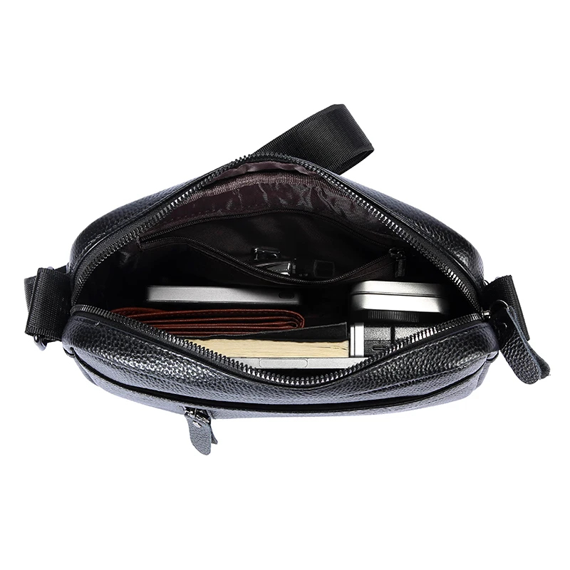 Leather Work Bag Mens - Bolsa transversal masculina de couro legítimo