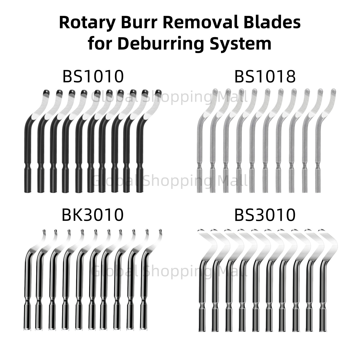 Swivel Knife Tool - 10 Lâminas Giratórias com Cabeça Rotativa