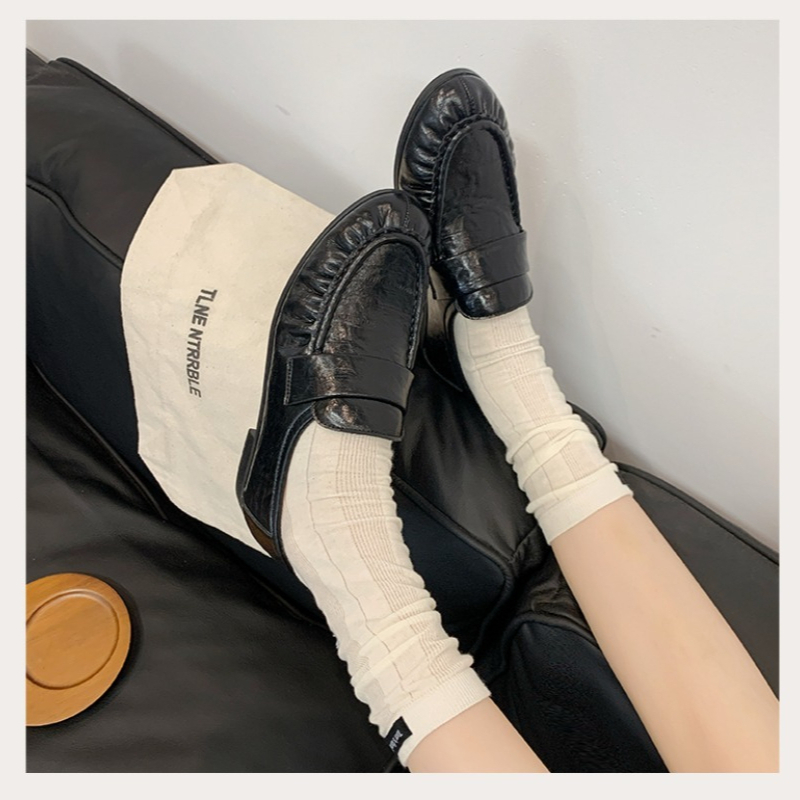 Leather Work Flats Women - Sapatos de Couro Luxuosos para Mulheres