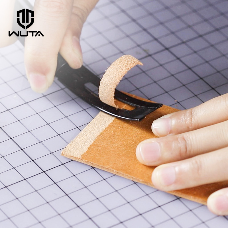 Leatherwork Knives - Wuta afiado couro segurança chanfrador skiving