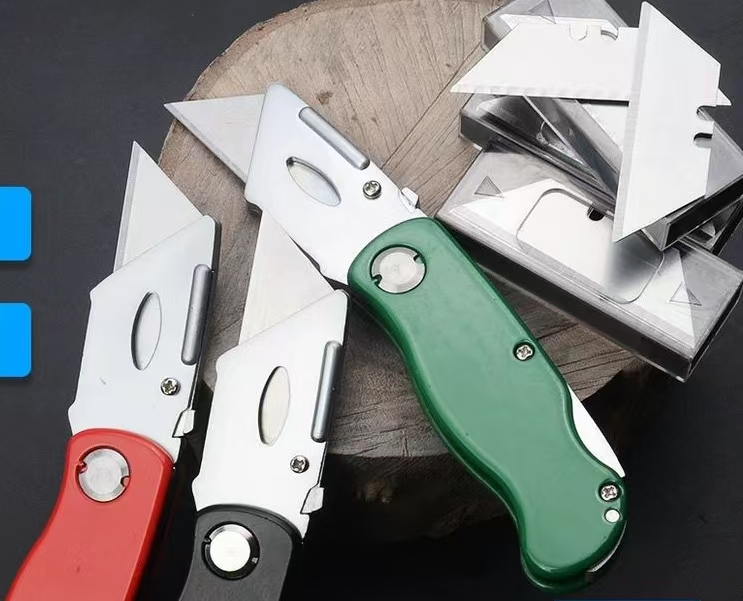 Leatherwork Knives - Estilete Dobrável com Lâmina Substituível para