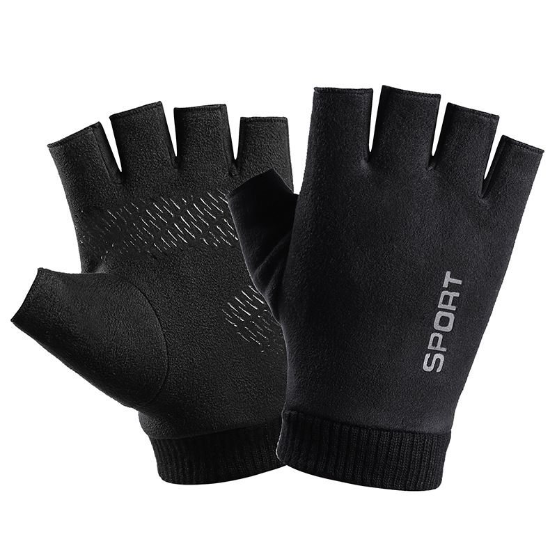 Leather Work Winter Gloves - Homem inverno camurça couro de pelúcia