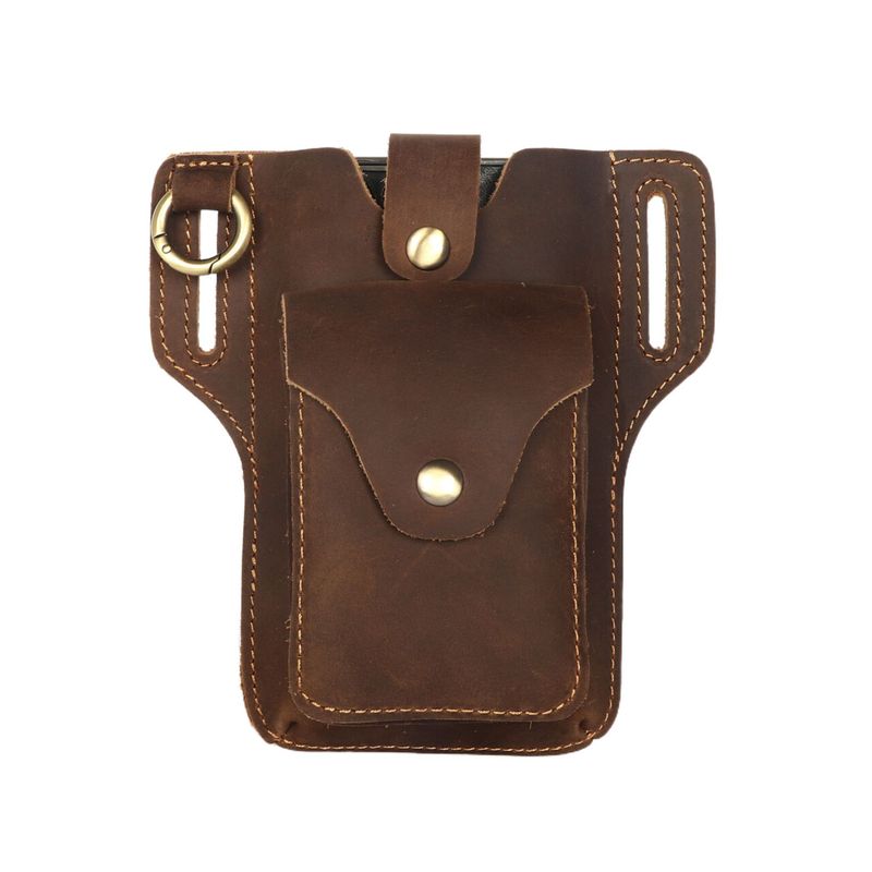 Leather Work Bag Mens - Novo modelo de carteira masculina de
