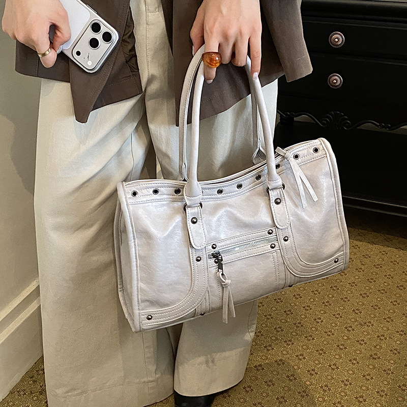 Leatherwork Workshop - Bolsa de Ombro Retro para Mulheres,