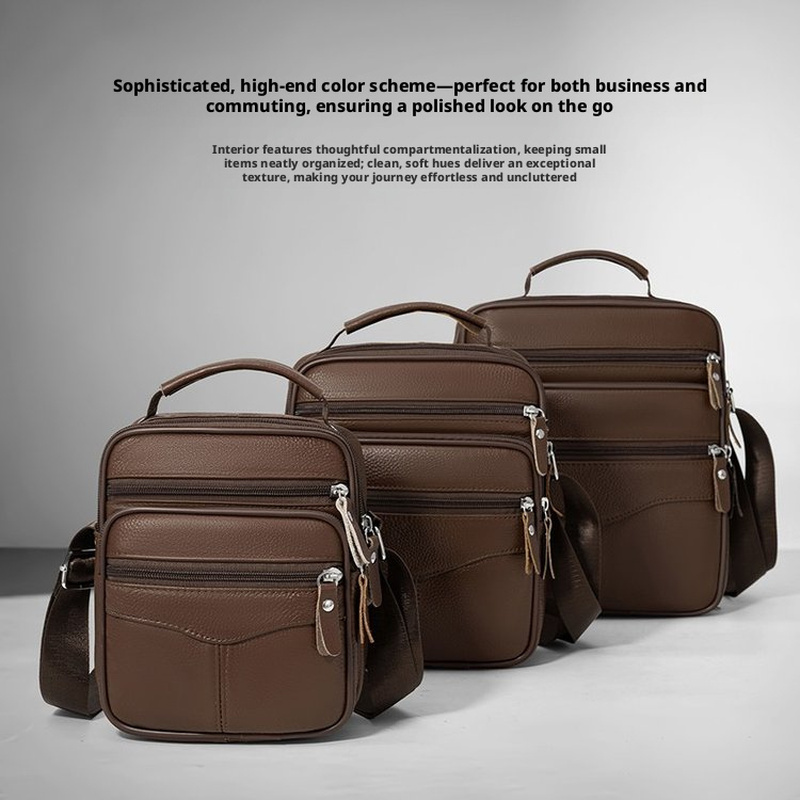 Bolsa Transversal Masculina de - Leather Work Bag Mens avaliação e preço