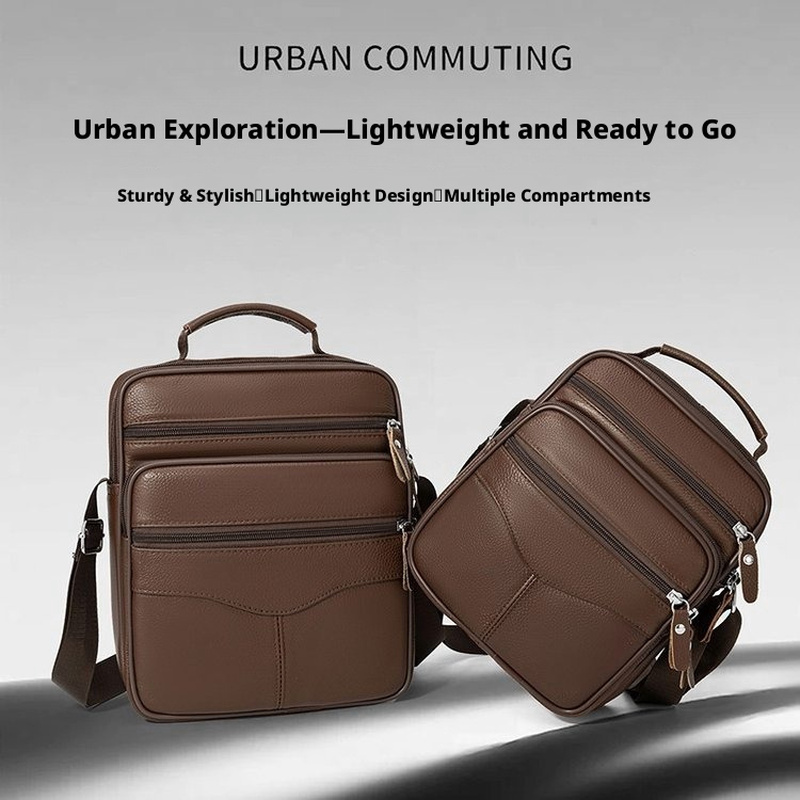 Bolsa Transversal Masculina de - Leather Work Bag Mens avaliação e preço
