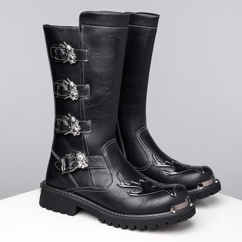 Botas Longas de Couro para Hom - Leatherwork Boots avaliação e preço