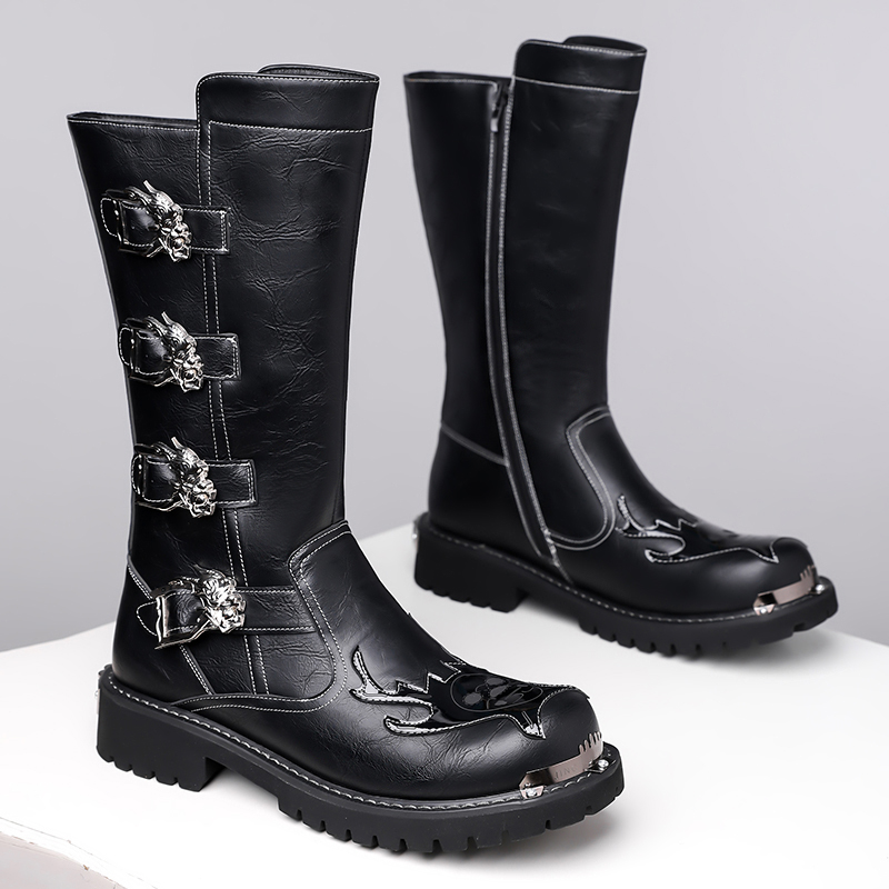 Botas Longas de Couro para Hom - Leatherwork Boots avaliação e preço