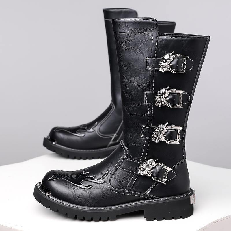 Botas Longas de Couro para Hom - Leatherwork Boots avaliação e preço