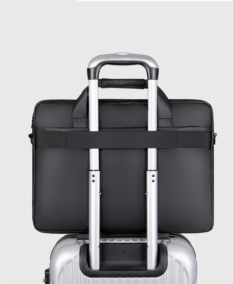 PU Bolsa de Ombro de Couro par - Leather Work Bag Mens avaliação e preço