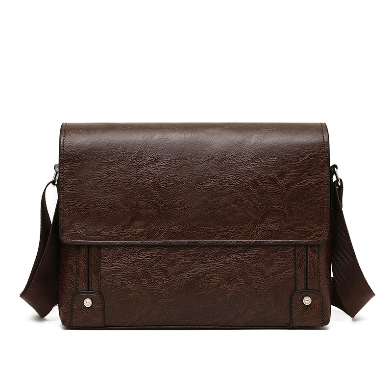 Maleta Masculina de Couro PU,  - Leather Work Bag Mens avaliação e preço