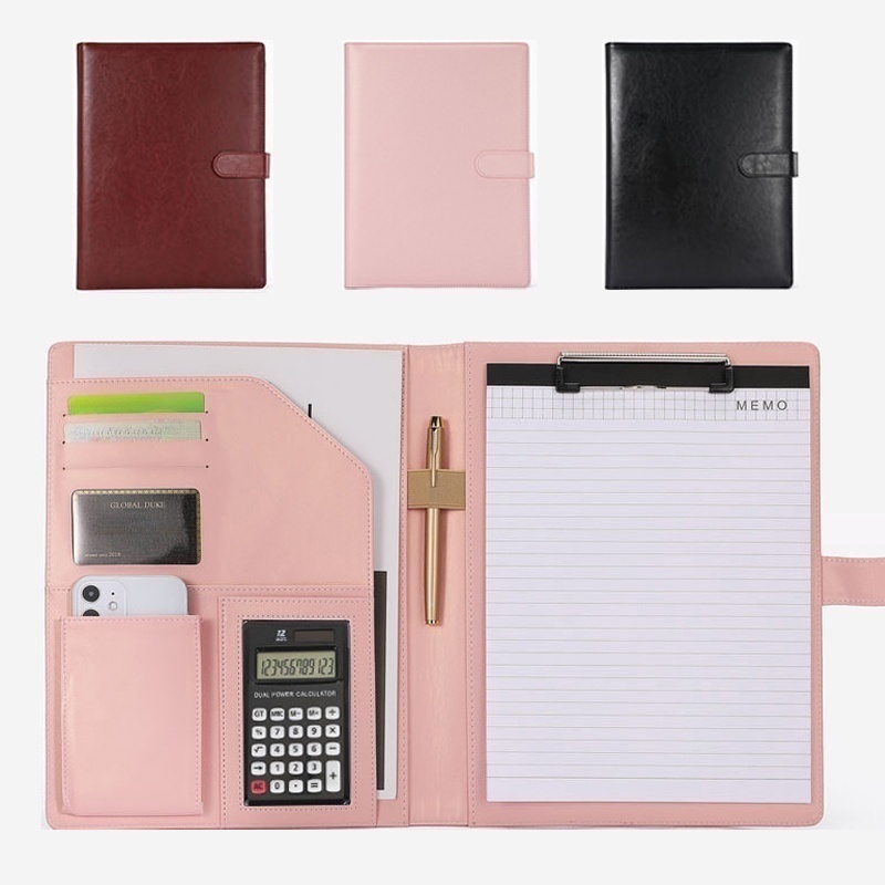 Pasta de portfólio executivo d - Leather Work Folder avaliação e preço