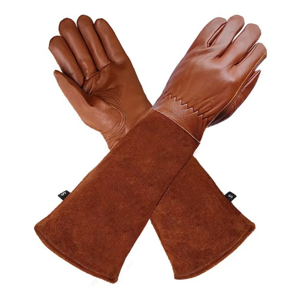 Manga longa luvas de jardinage - Leather Work Winter Gloves avaliação e preço
