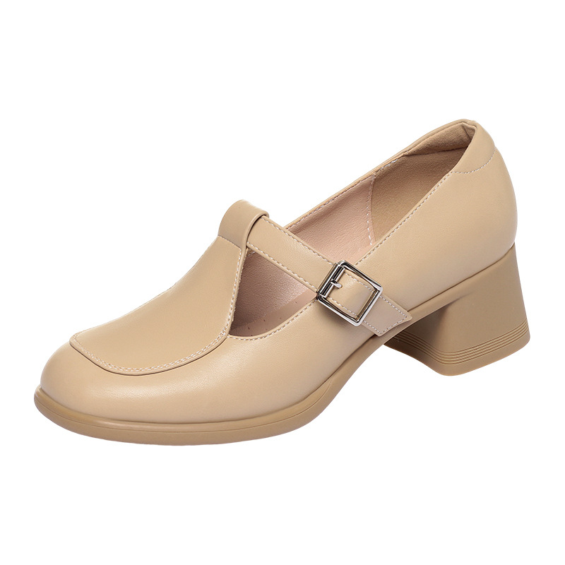 Sapatos de Couro Macio e Respi - Leather Work Flats Women avaliação e preço