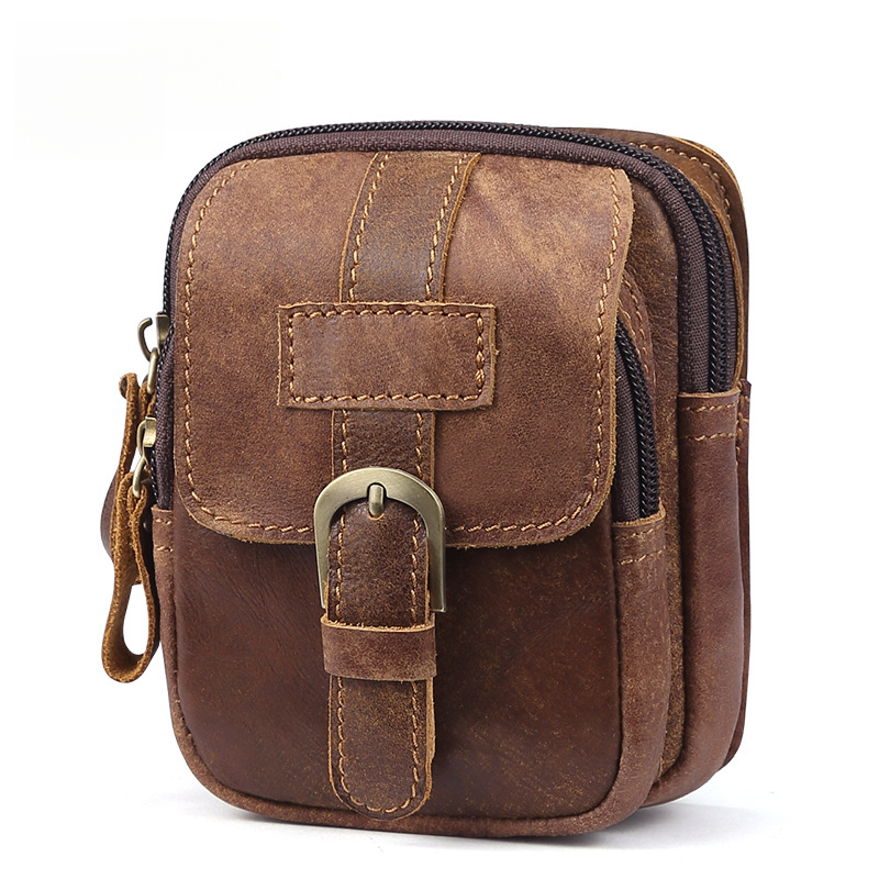 Mochila masculina retrô de cou - Leather Work Bag Mens avaliação e preço