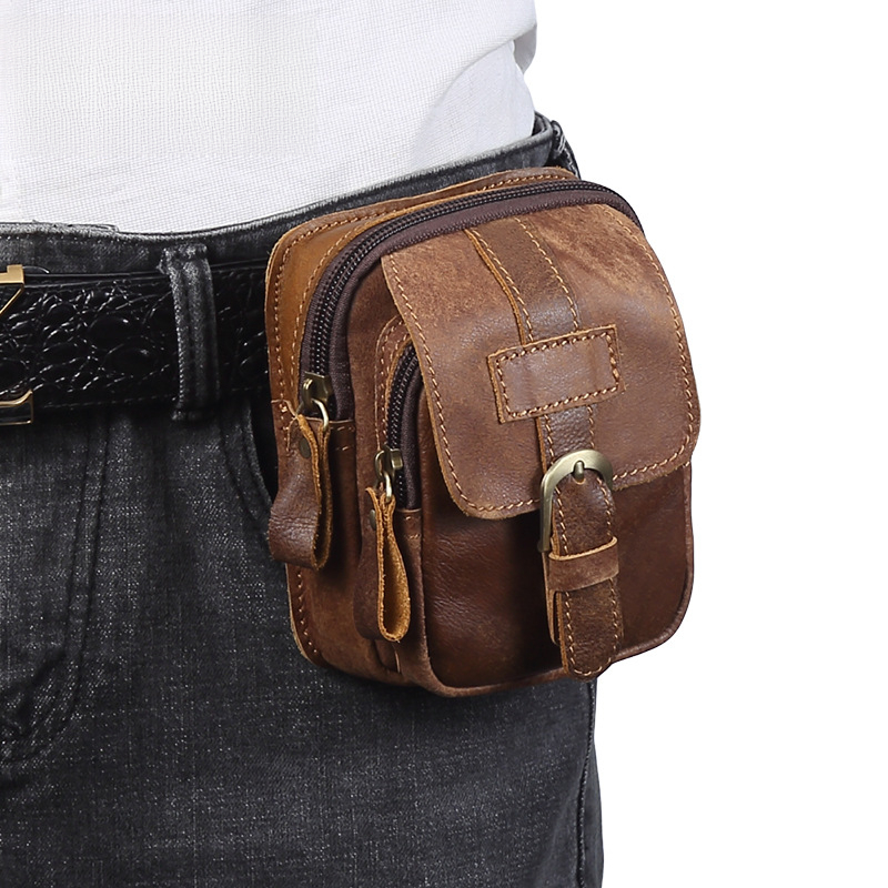 Mochila masculina retrô de cou - Leather Work Bag Mens avaliação e preço