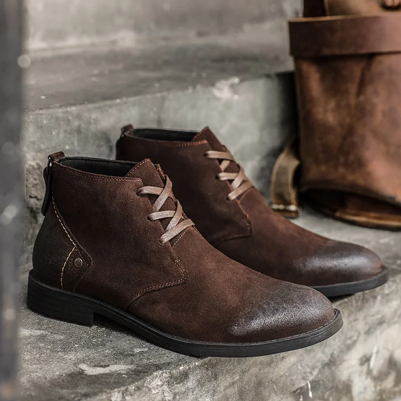 Nova camurça de vaca botas de  - Leatherwork Tools avaliação e preço