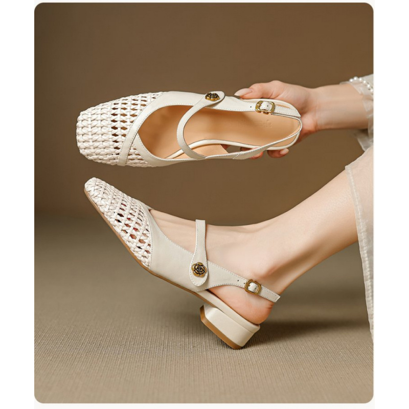 Sandália Fechada Feminina Tran - Leather Work Flats Women avaliação e preço