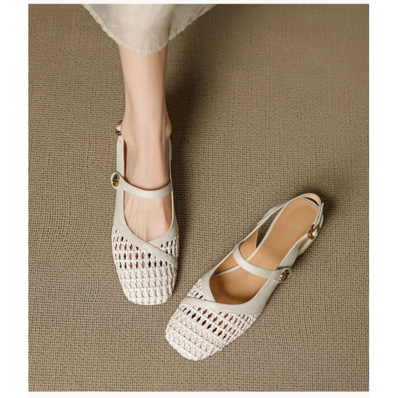 Sandália Fechada Feminina Tran - Leather Work Flats Women avaliação e preço