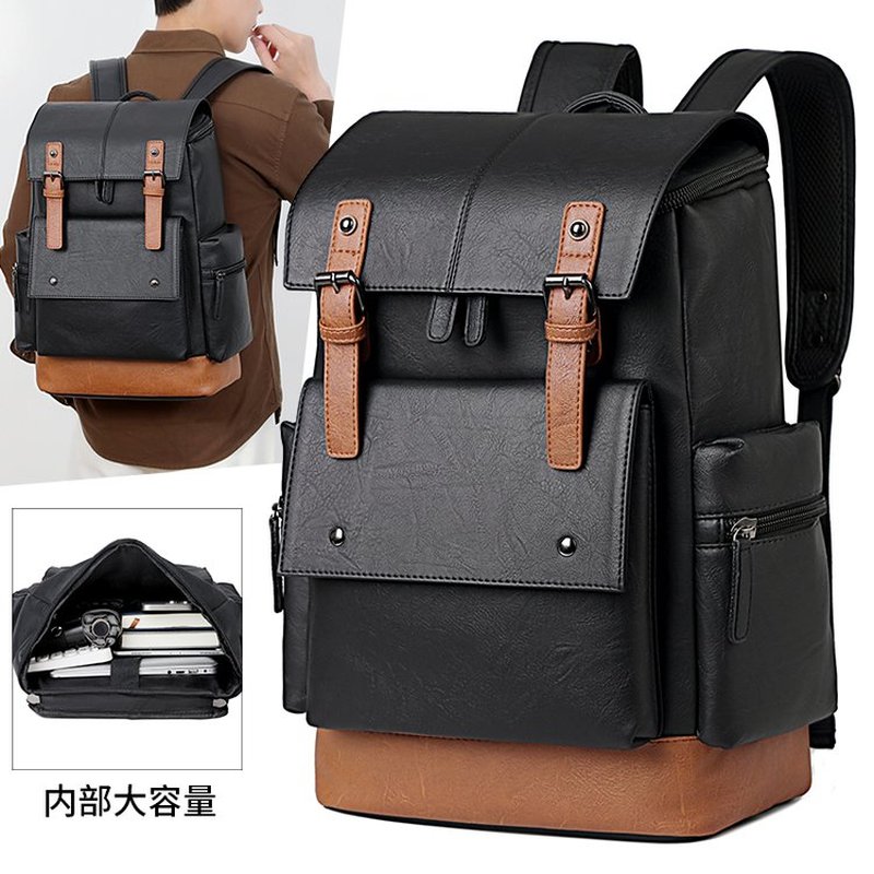 Nova Mochila de Couro Vintage  - Leather Work Bag Mens avaliação e preço