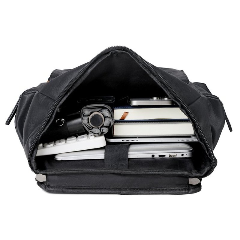 Nova Mochila de Couro Vintage  - Leather Work Bag Mens avaliação e preço