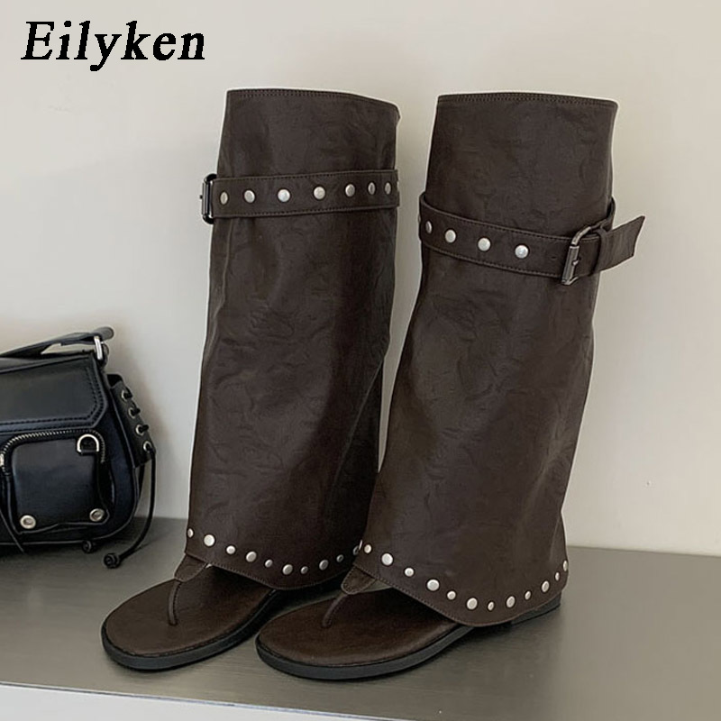 Eilyken Botas Femininas de Can - Belt Buckle Blank avaliação e preço