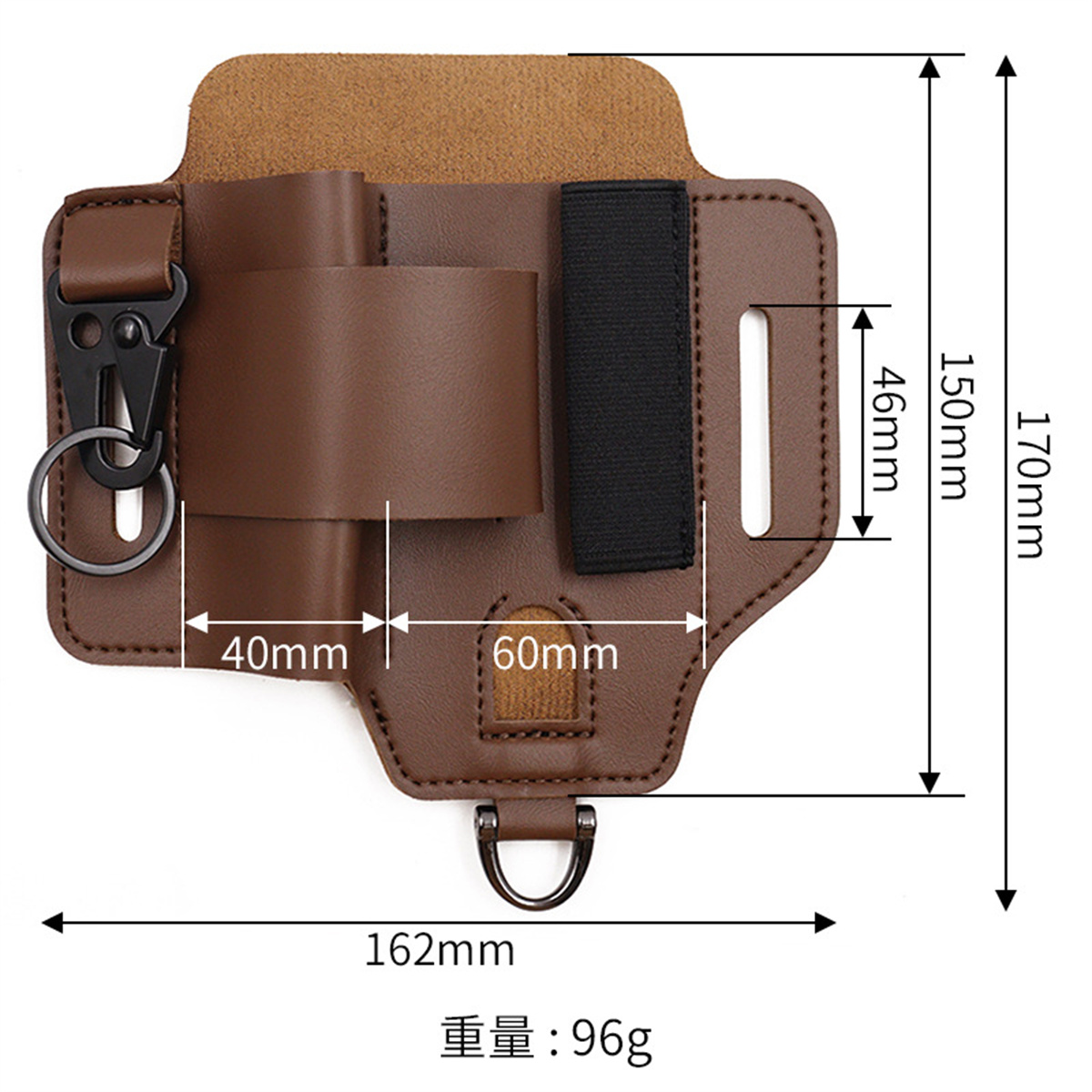 Edc tático ferramenta coldre d - Leatherwork Tools avaliação e preço