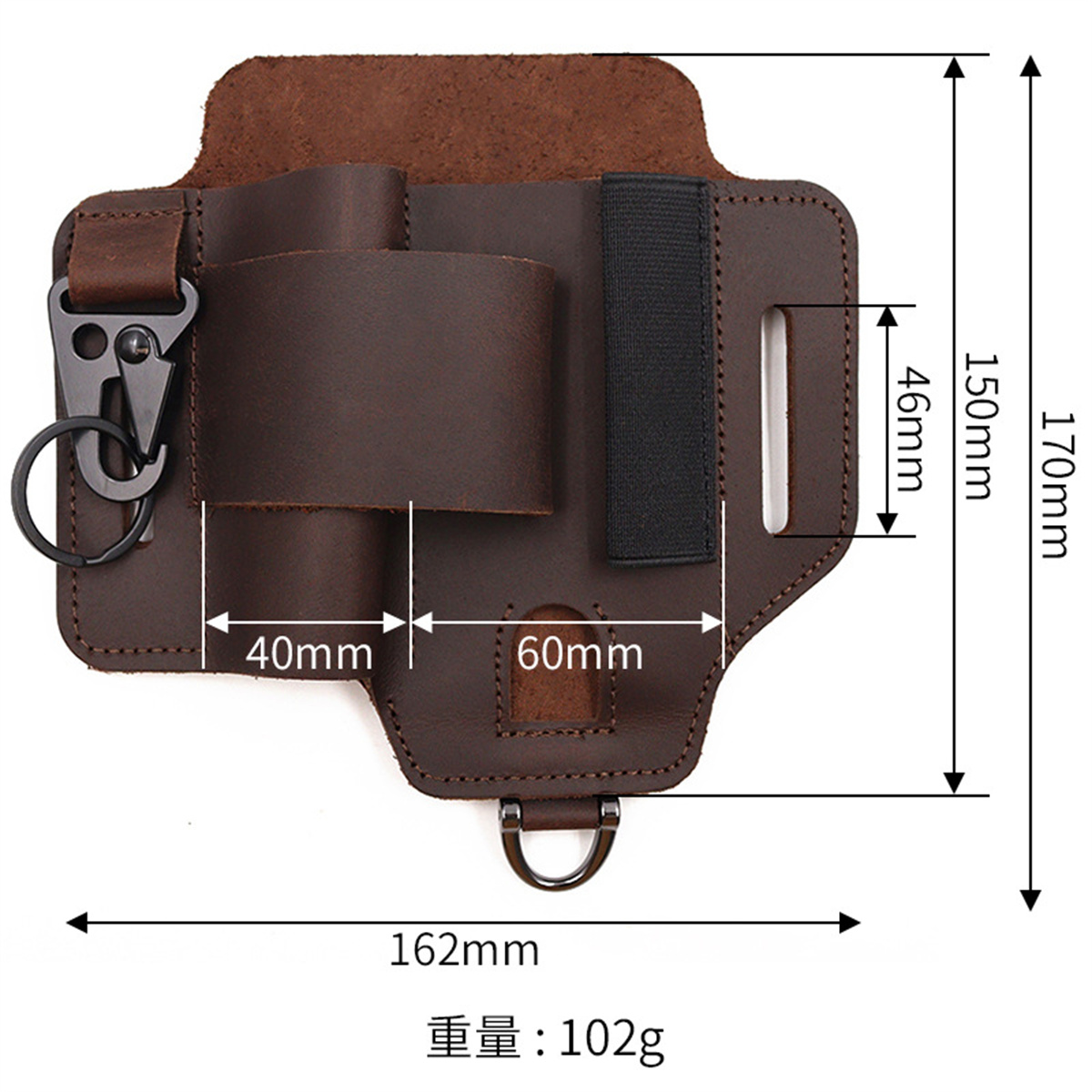 Edc tático ferramenta coldre d - Leatherwork Tools avaliação e preço