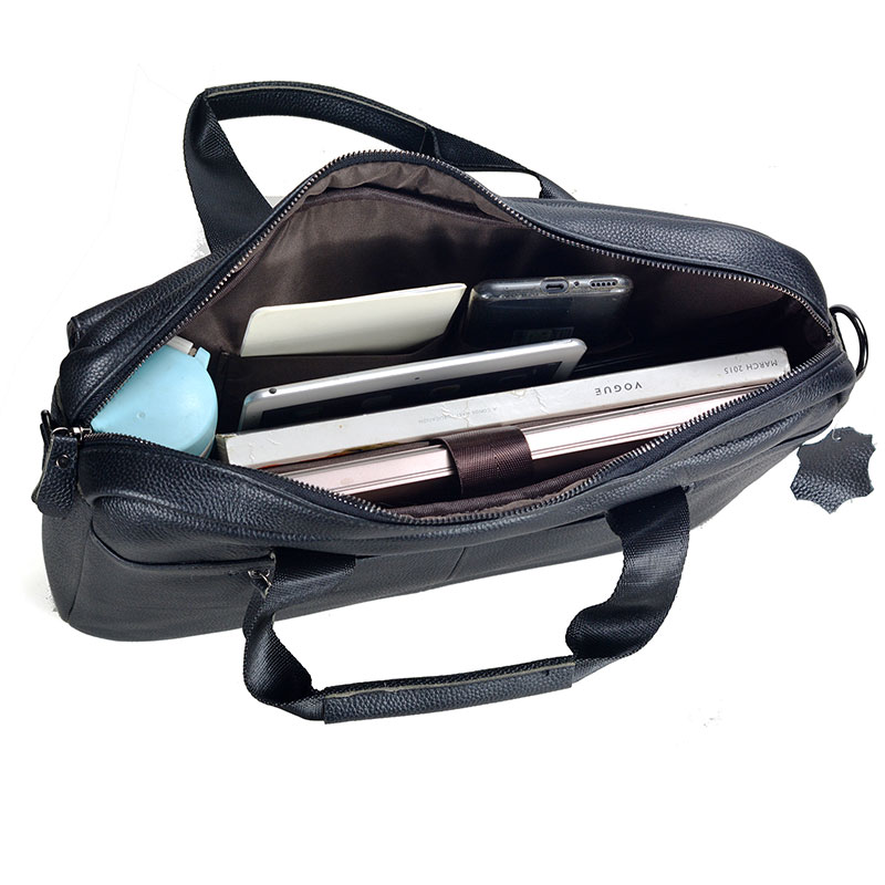 Grande bolsa de couro genuíno  - Leather Work Bag Mens avaliação e preço