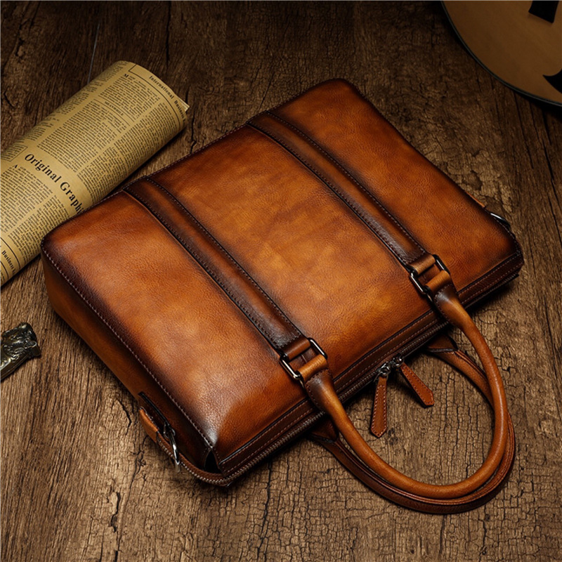 Pasta Executiva YETTIES em Cou - Leather Work Bag Mens avaliação e preço