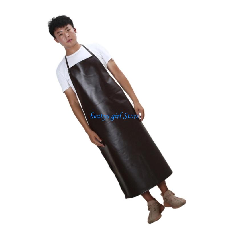 Avental trabalho couro PU engr - Leatherwork Apron avaliação e preço