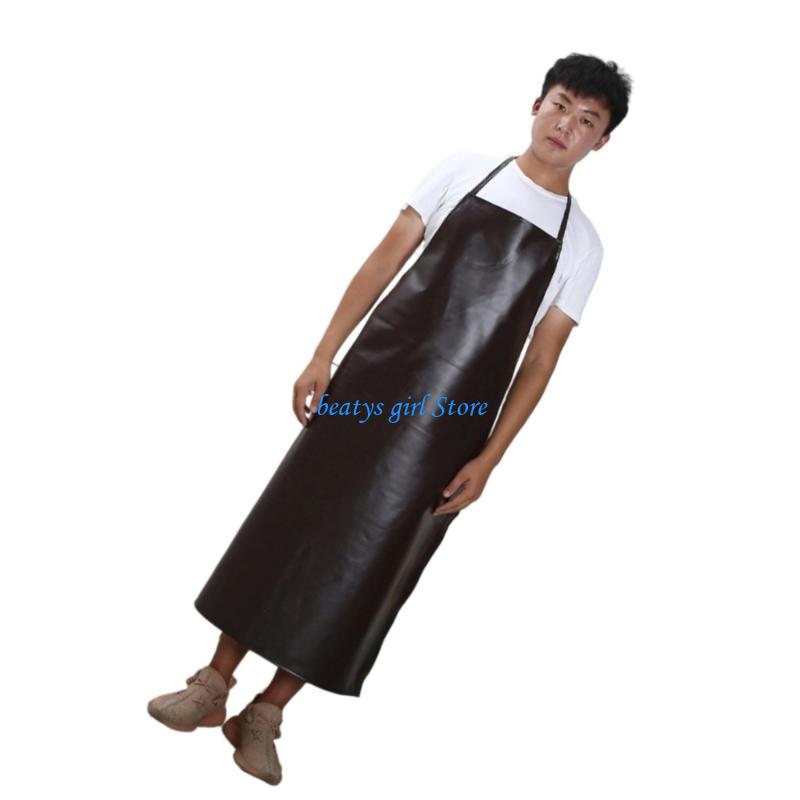 Avental trabalho couro PU engr - Leatherwork Apron avaliação e preço