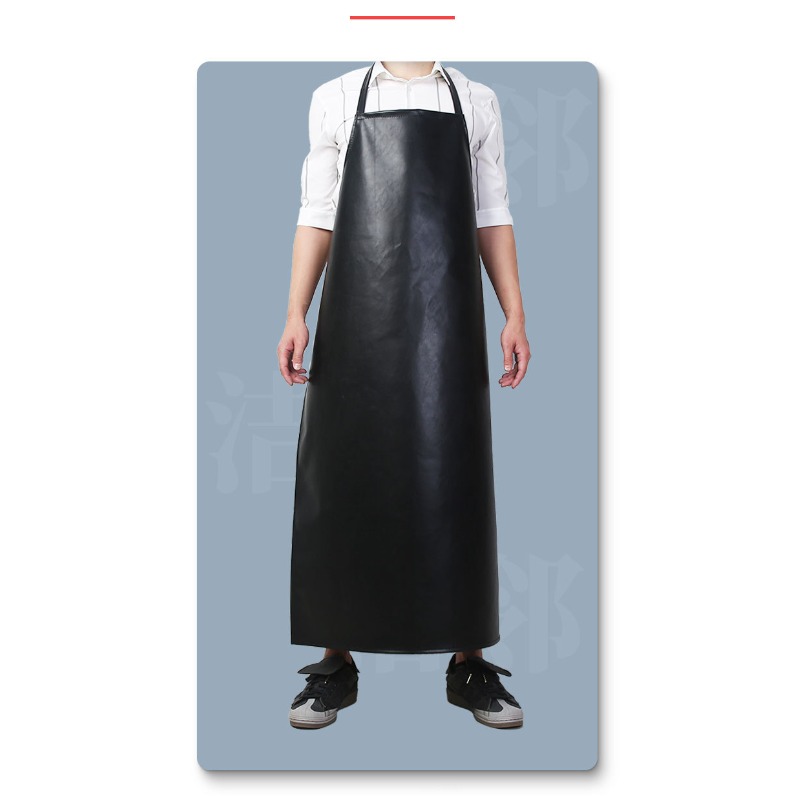 Avental de couro macio preto,  - Leatherwork Apron avaliação e preço