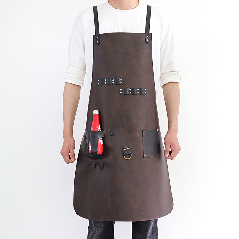 Avental de Couro PU para Exter - Leatherwork Apron avaliação e preço
