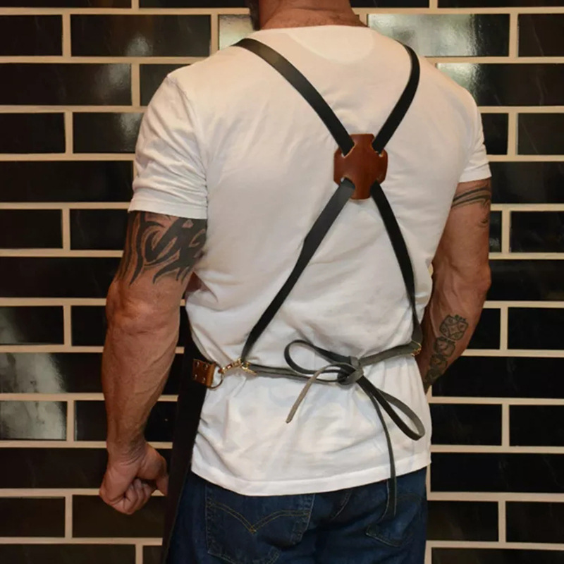 Avental de Couro PU para Exter - Leatherwork Apron avaliação e preço