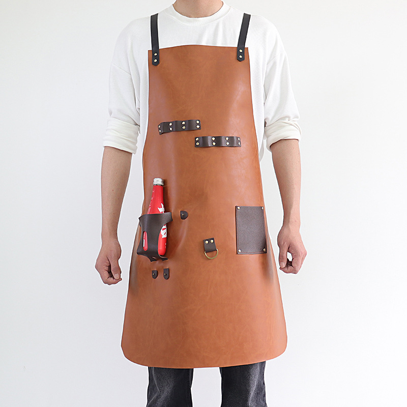 Avental de Couro PU para Exter - Leatherwork Apron avaliação e preço