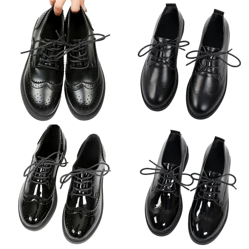 2025 outono feminino oxford ap - Leather Work Flats Women avaliação e preço