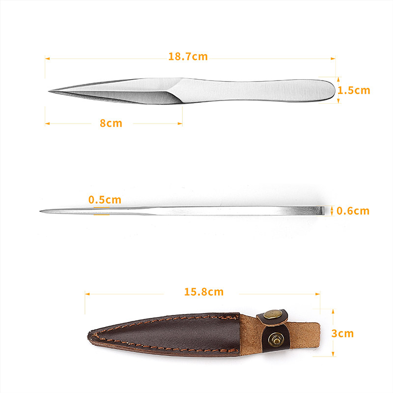 Faca de Chá em Aço Inoxidável  - Leatherwork Knives avaliação e preço