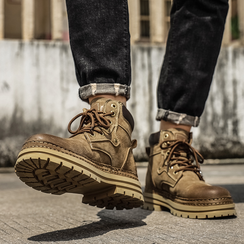 Botas de Plataforma Masculinas - Leatherwork Boots avaliação e preço