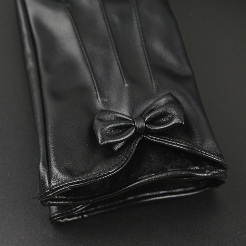 Luvas de couro com laço preto  - Leather Work Winter Gloves avaliação e preço