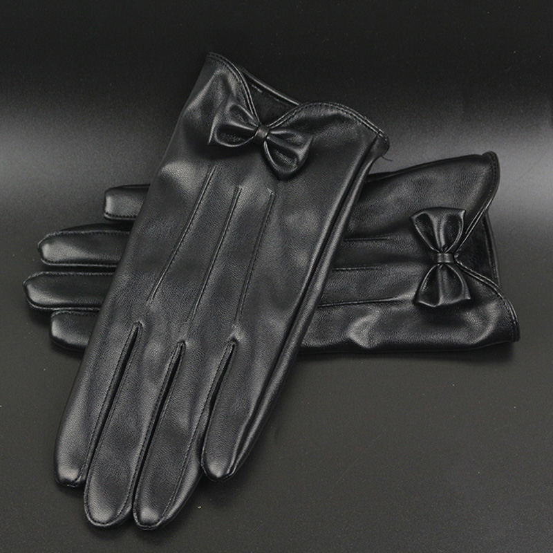 Luvas de couro com laço preto  - Leather Work Winter Gloves avaliação e preço