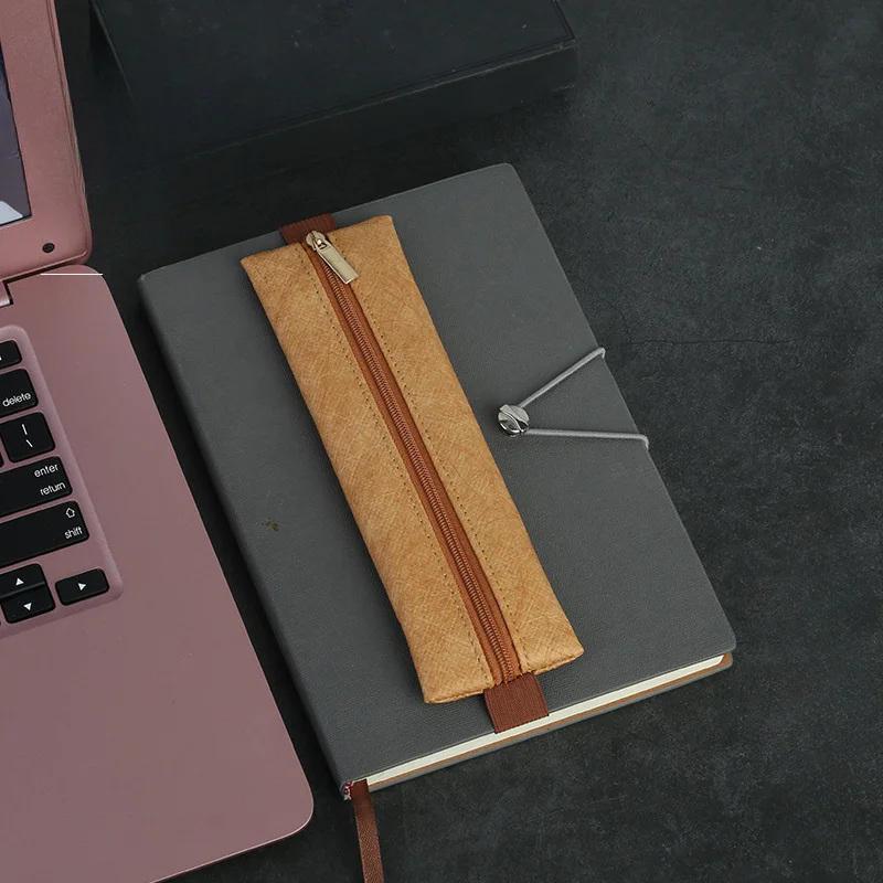 1 pçs suporte de caneta de elá - Leather Work Notepad avaliação e preço