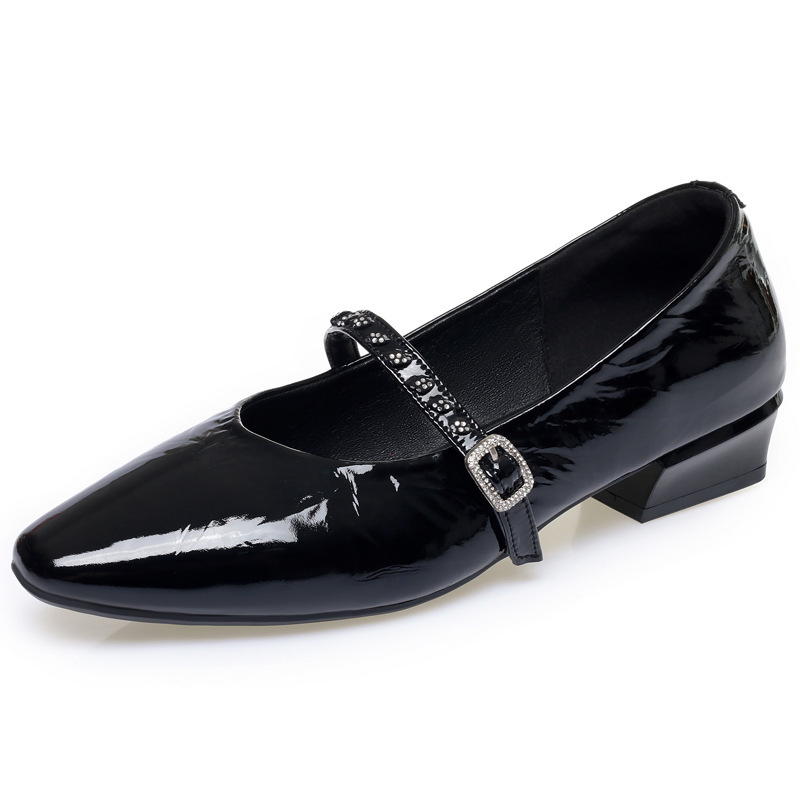 Sapatos Femininos de Couro Gen - Leather Work Flats Women avaliação e preço