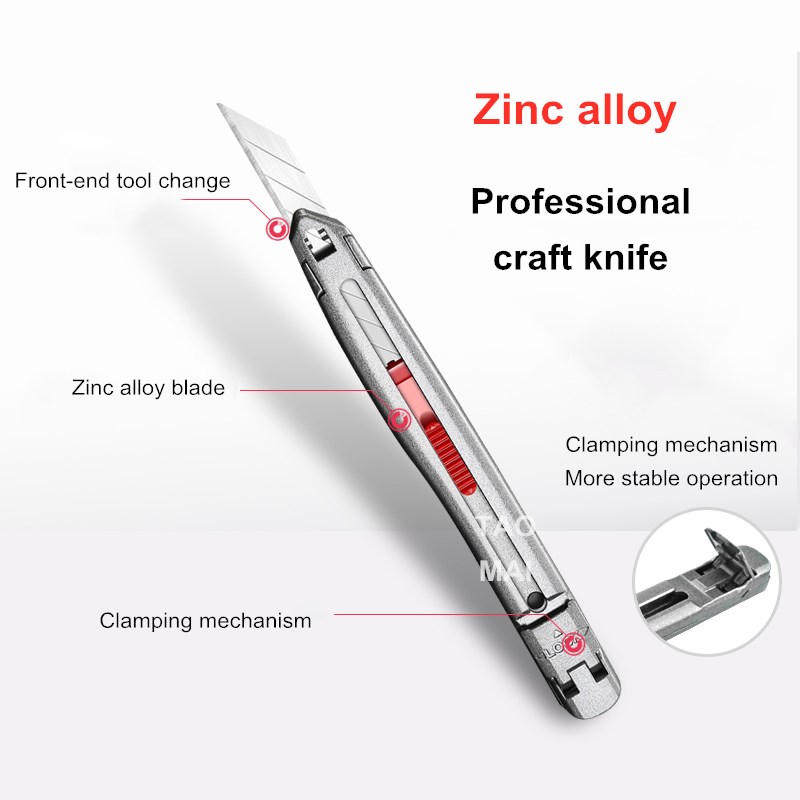 Faca utilitária de liga de zin - Leatherwork Knives avaliação e preço