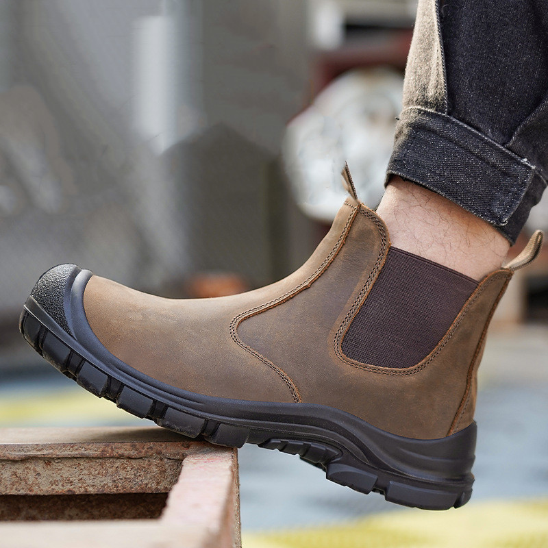Tamanho grande moda masculina  - Leatherwork Boots avaliação e preço