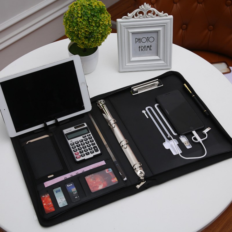 Pasta de conferência multifunc - Leather Work Folder avaliação e preço