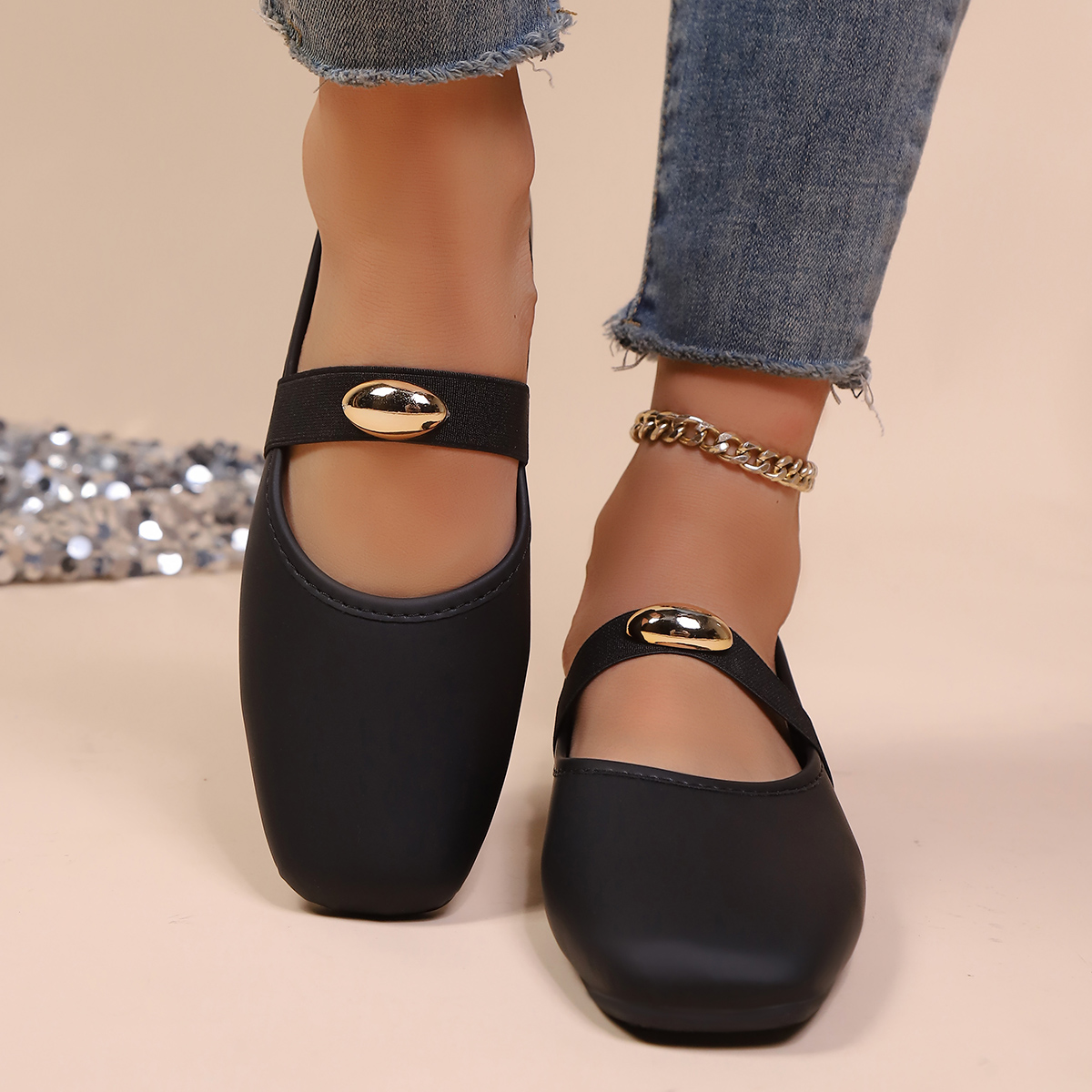 Sapatos Planos Minimalistas de - Leather Work Flats Women avaliação e preço