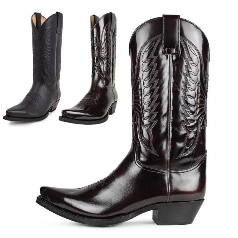 Cowboy masculino feminino país - Leatherwork Boots avaliação e preço