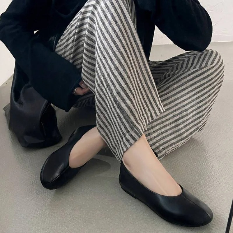 Nova Coleção Primavera 2026: S - Leather Work Flats Women avaliação e preço